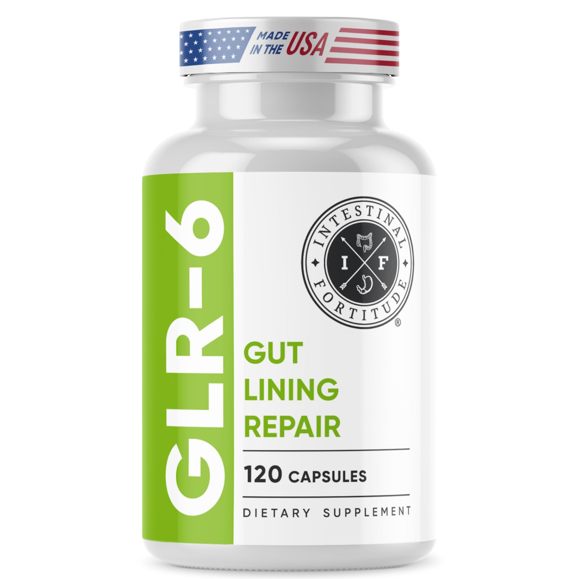 Intestinal Fortitude GLR-6 - Gut Lining Repair Supplement for Gut Health - Leaky Gut Repair with L-Glutamine, Slippery Elm, DGL Licorice Root, Marshmallow Root, Fenugreek Intestinal Fortitude buy supplements canada