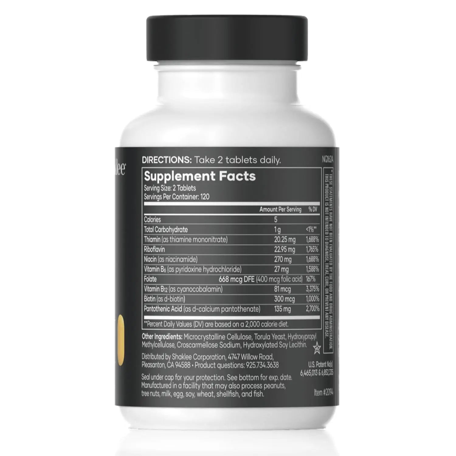 Shaklee - B-Complex- The Ultimate Energy Boost with Patented Bioactivated Absorption System™ - B Vitamins for Enhanced Well-Being Shaklee buy supplements canada