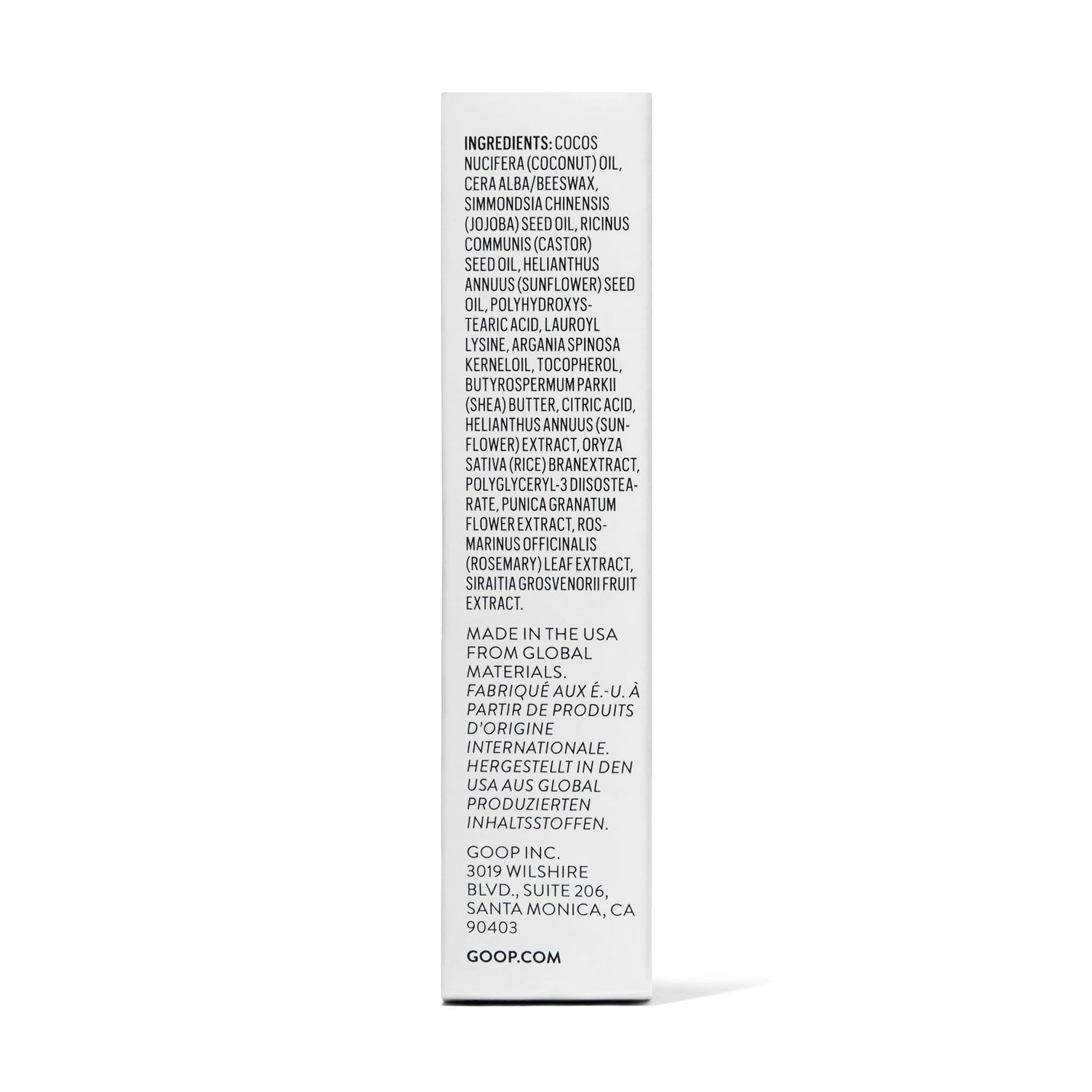 goop Beauty Clean Lip Balm | Dry Lips Treatment | Coconut Oil, Pomegranate Extract goop buy supplements canada