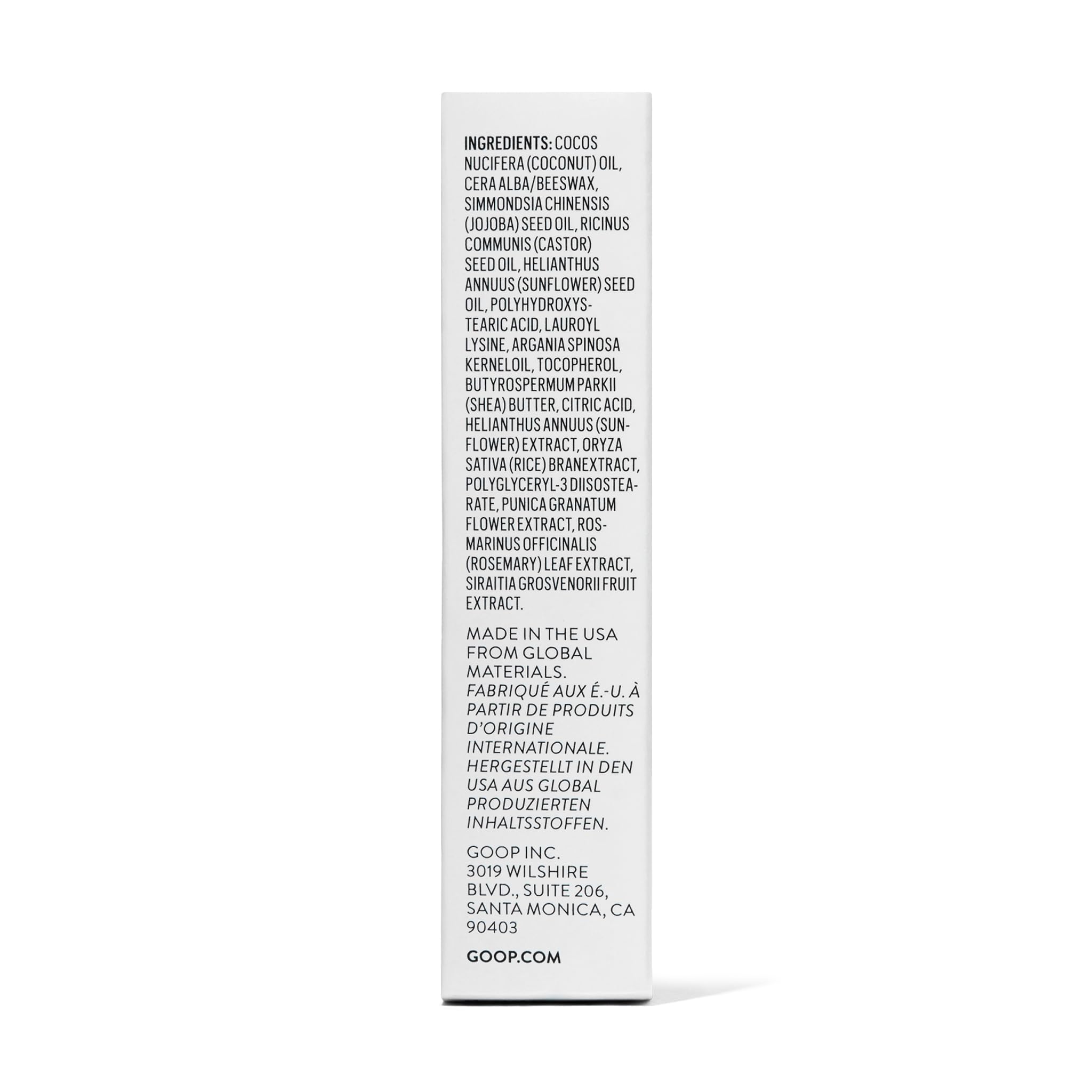 goop Beauty Clean Lip Balm | Dry Lips Treatment | Coconut Oil, Pomegranate Extract goop buy supplements canada