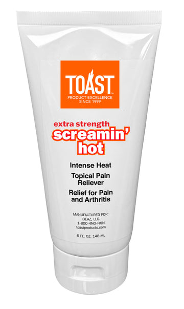 Toast Extra Strength Screamin Hot Intense Heat Topical Pain Relief Cream for Muscles and Joints - 5 Ounces Toast buy supplements canada