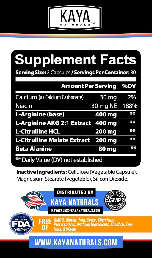 Kaya Naturals - Nitric Blast Potent All-Natural Herbal Supplement for Maximum Health Benefits Kaya Naturals buy supplements canada