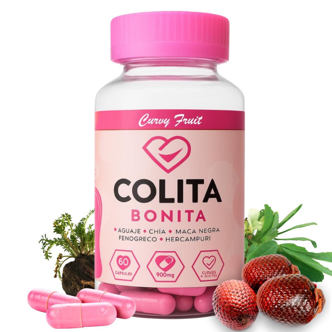 Colita Bonita – Aguaje, Black Maca & Fenugreek Pills – Natural Booty Growth & Hip Shaping Supplement – Supports Curves, Hormonal Balance & Waist Definition – 60 Capsules (30-Day Supply) Curvy Fruit buy supplements canada