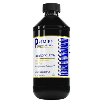 Premier Research Labs Liquid Zinc Ultra Supplement - for Immune Support & Well-Being for Adults & Kids - Highly Absorbable Drops - Used for Rapid Analysis of Zinc Status - 8 fl oz Premier Research Labs buy supplements canada