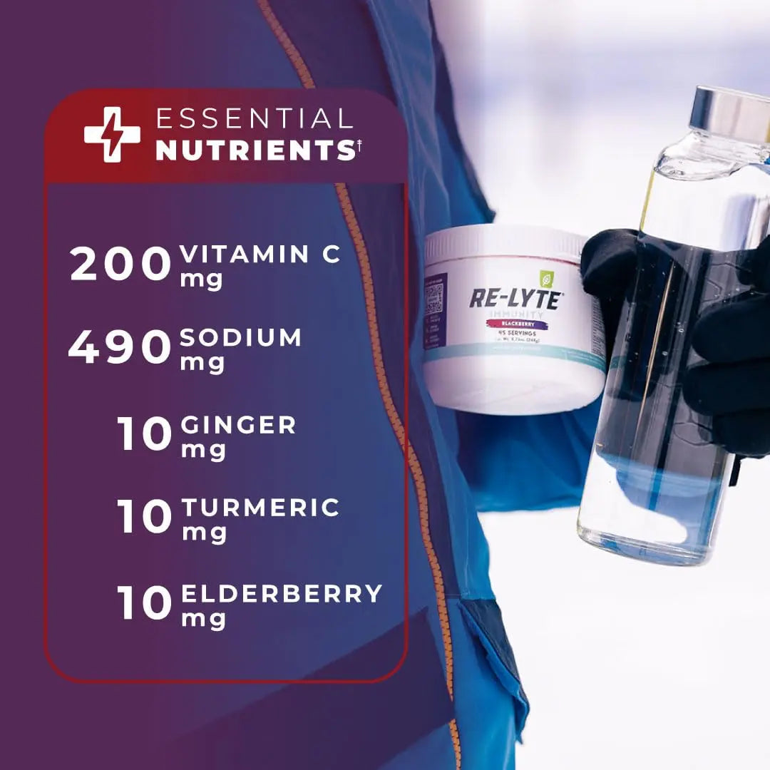 REDMOND Re-Lyte Immunity, Multivitamin Supplement Mix (BlackBerry) REDMOND buy supplements canada