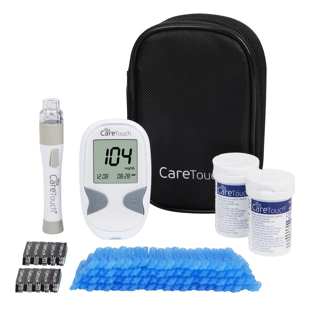 Care Touch Blood Glucose Meter Kit - Diabetes Testing Kit with Glucometer Care Touch buy supplements canada