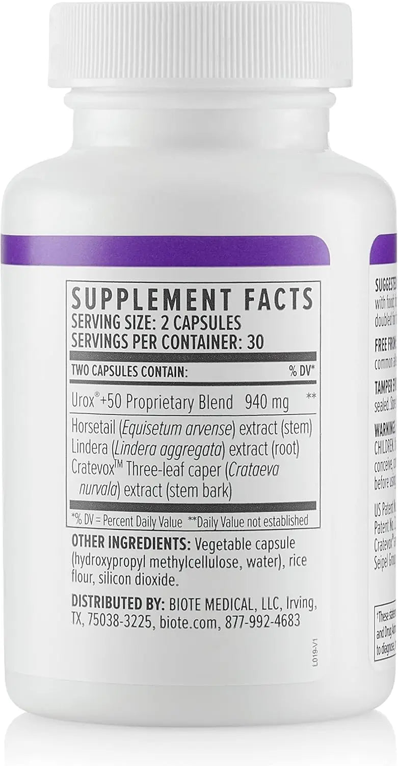 Biote Nutraceuticals - Urox+ - Bladder Health (60 Capsules) Biote buy supplements canada