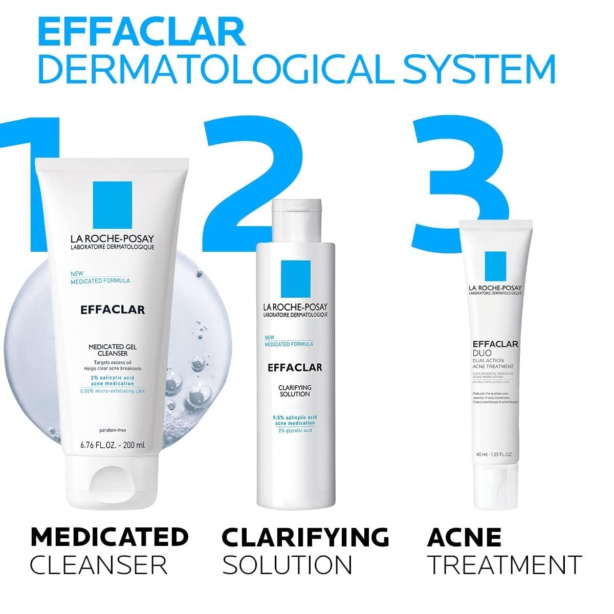 La Roche-Posay Effaclar Medicated Gel Facial Cleanser, Foaming Acne Face La Roche-Posay buy supplements canada