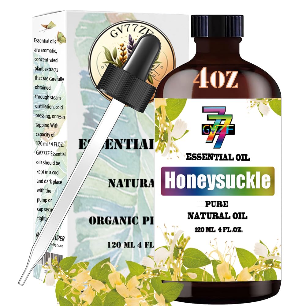 Honeysuckle Essential Oil 4 Fl Oz 120Ml - Honeysuckle Oil for Diffuser,Cleaning,Massage,Yoga GV77ZF buy supplements canada
