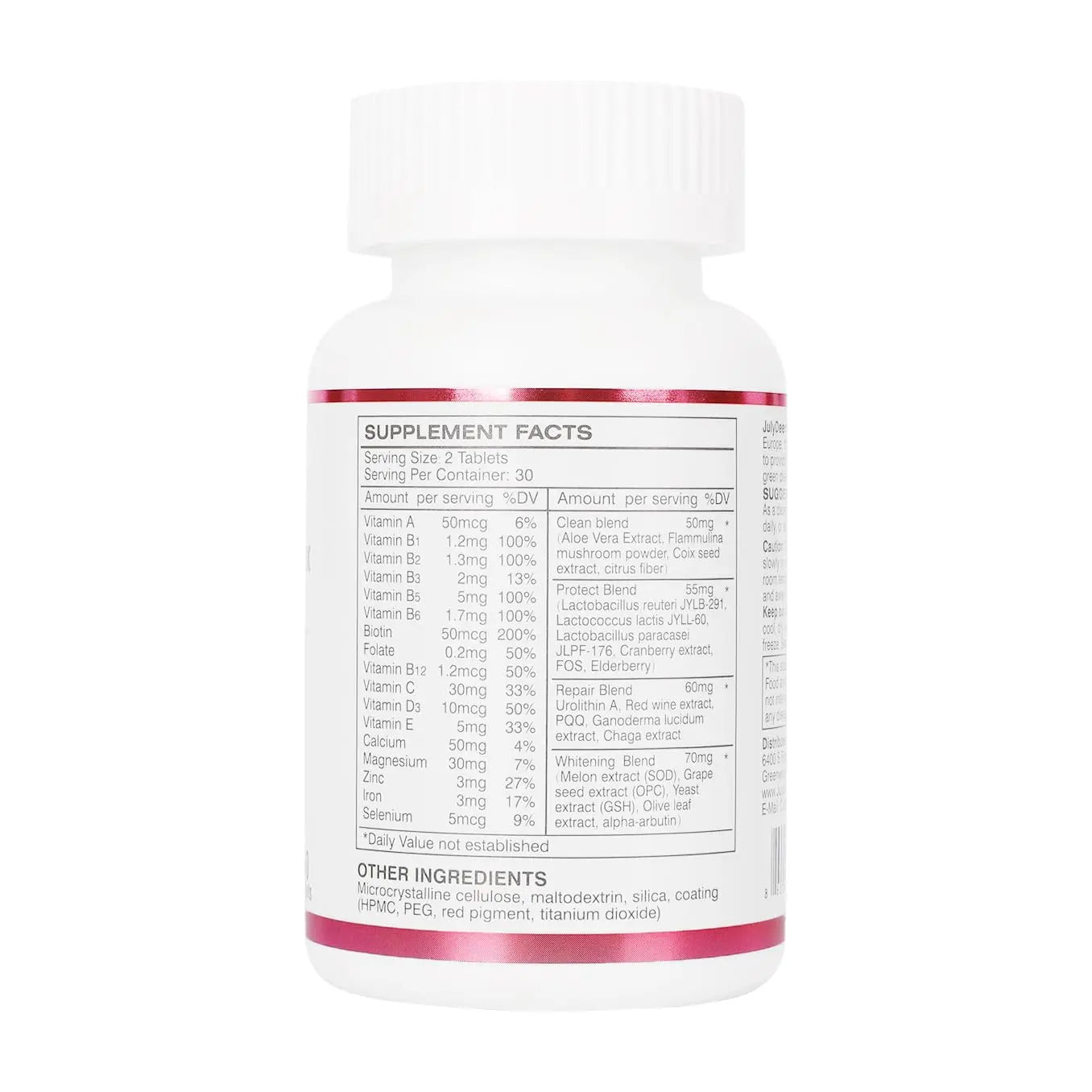 JulyDeer One Daily Tablet Multivitamin for Women - Complete Multimineral with Vitamin A, C, D, E and B-Complex, Zinc & More for Women's Immunity JulyDeer buy supplements canada