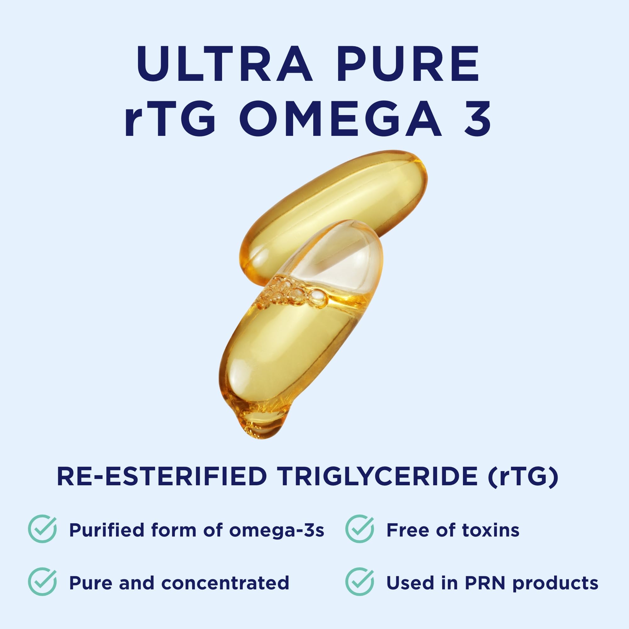 De3 Dry Eye Ultra Pure rTG Omega 3 – Support for Dry Eyes - 2400mg EPA & DHA – New & Improved-Burpless-3 per Day Serving, 3-Month Supply PRN Physician Recommended Nutriceuticals buy supplements canada