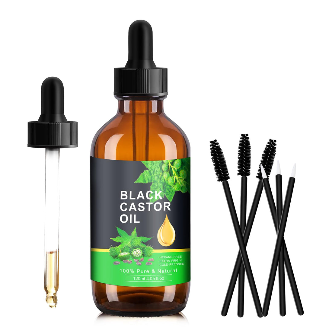 PAVAROP Jamaican Black Castor Oil, Organic Black Castor Oil Cold Pressed in Glass Bottle PAVAROP buy supplements canada