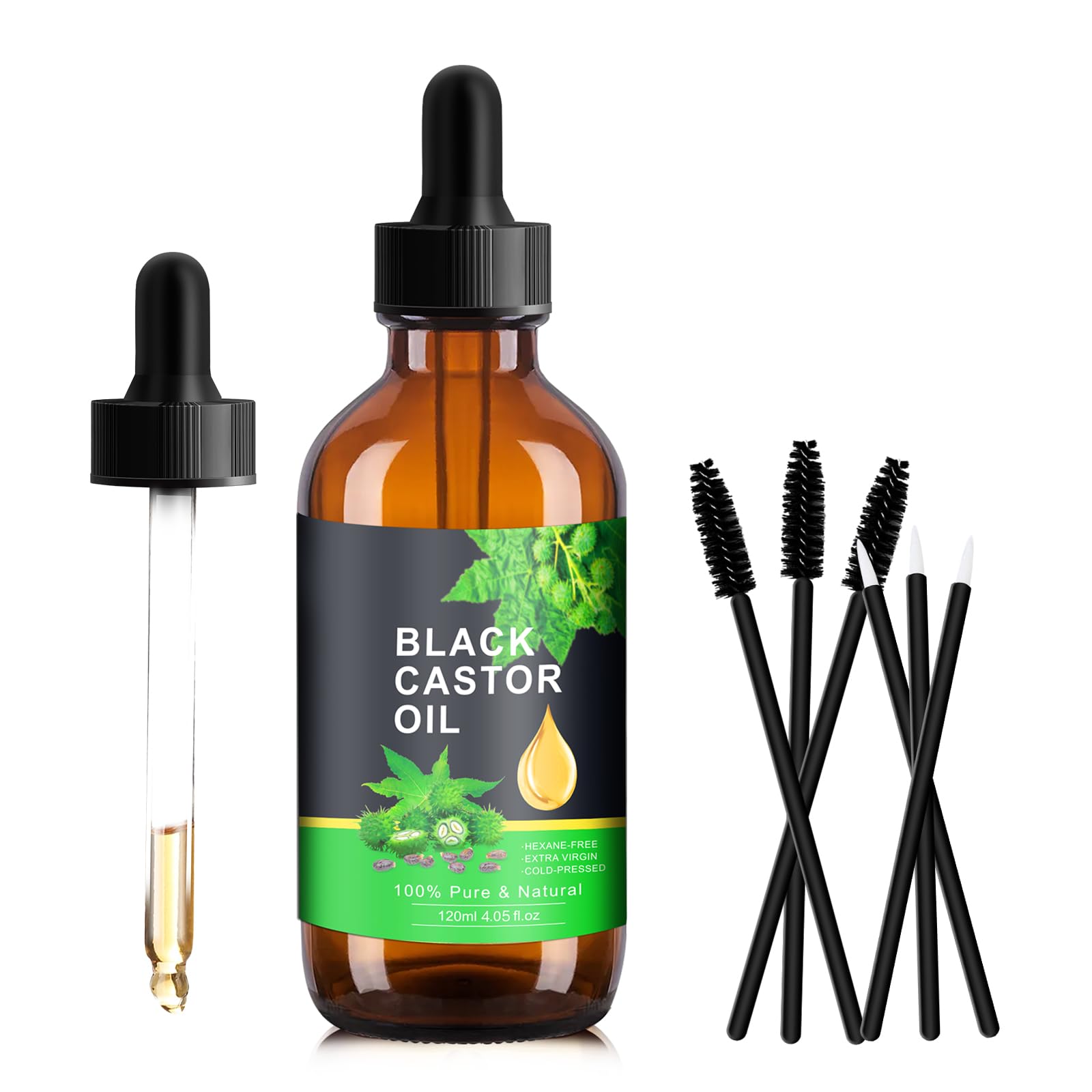 PAVAROP Jamaican Black Castor Oil, Organic Black Castor Oil Cold Pressed in Glass Bottle PAVAROP buy supplements canada
