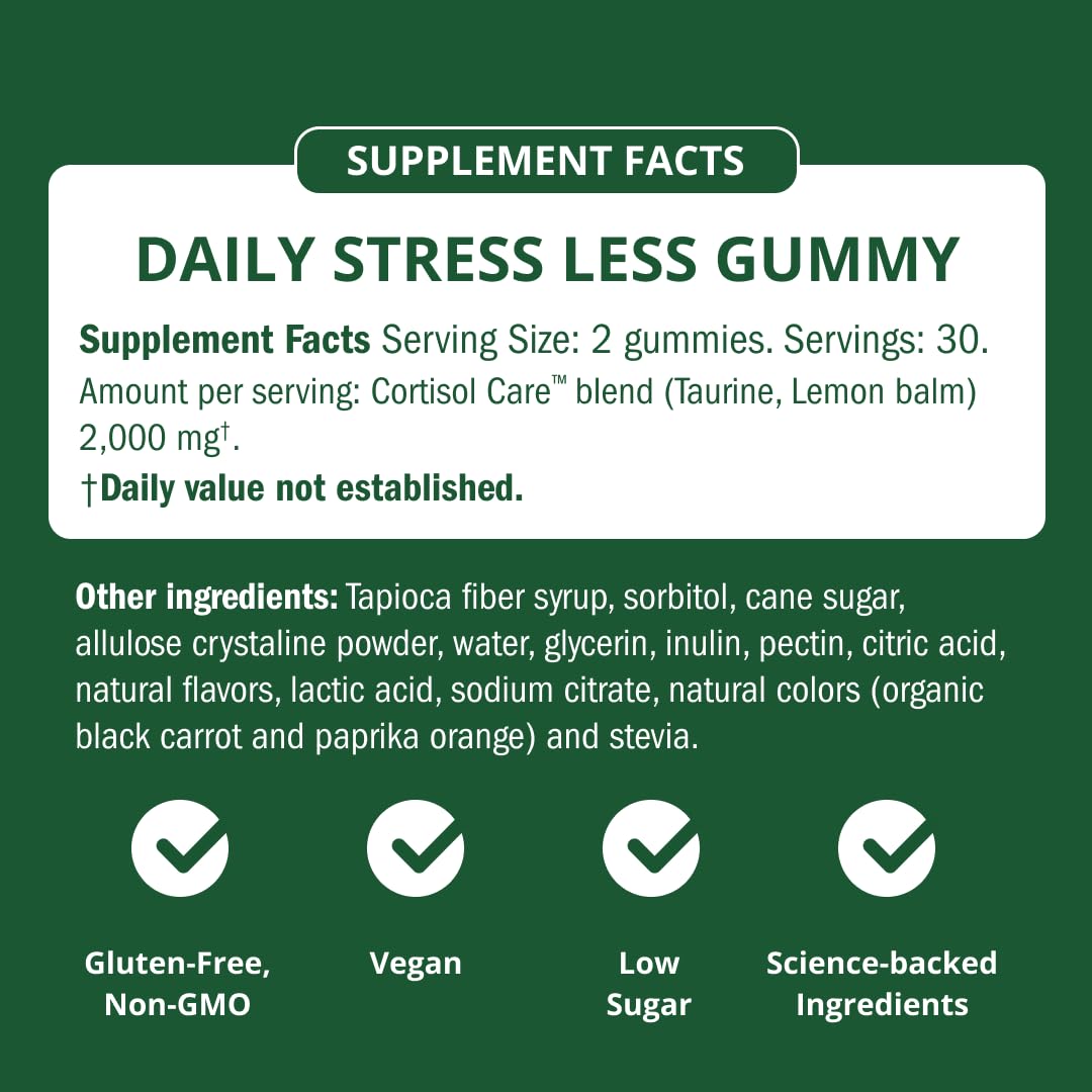 Semaine Stress Less Gummy with Cortisol Care™ 60 Count – Daily Support for Stress, Mood & Sleep Semaine buy supplements canada