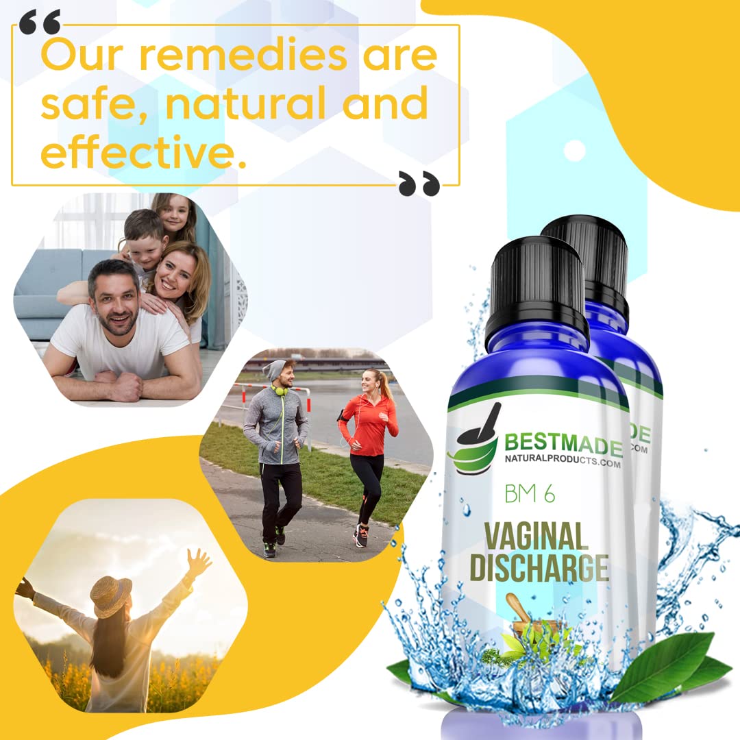 Vaginal Discharge BM6 - Natural Remedy for Leucorrhea, Unusual Vaginal Discharge & Odor, Helps Relieve Bestmade Naturalproducts.com buy supplements canada