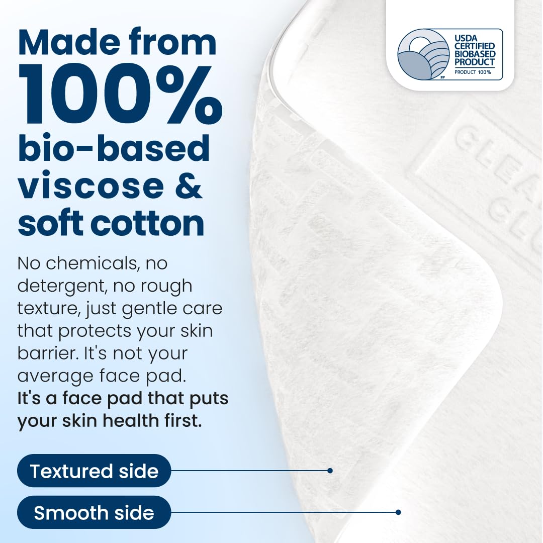 Clean Skin Club Clean² Pads 2.0 [NEW & Improved Edges] Guaranteed Not to Shed & Tear, Unique Triple Layers, Textured Side & Ultra Soft Side CLEAN SKIN CLUB buy supplements canada
