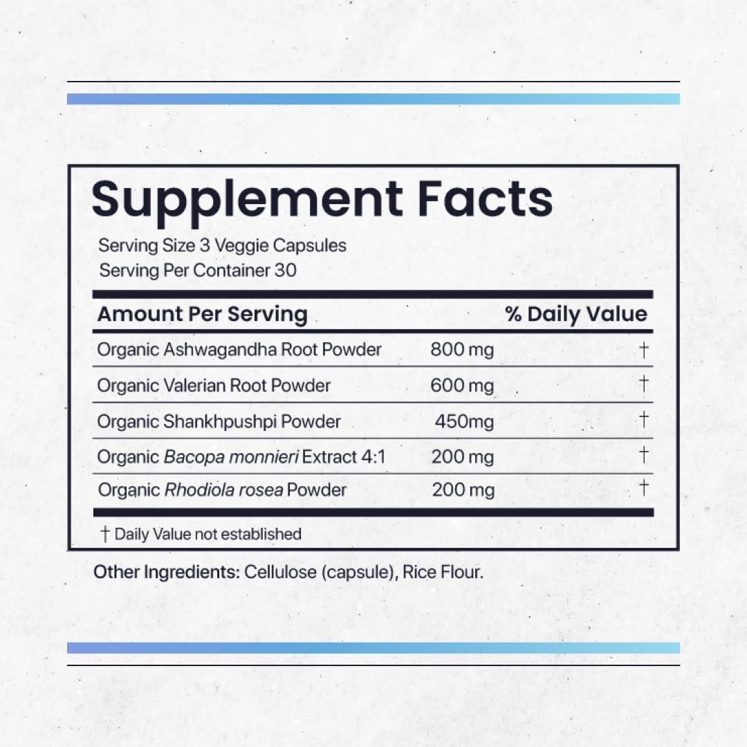 Nature's Pure Blend Ashwagandha Supplements – Organic Ashwagandha Root & Extract for Women and Men – Stress Relief, Sleep, and Mood Support – Athletic Performance & Focus Support – 60 Vegan Capsules Nature's Pure Blend buy supplements canada