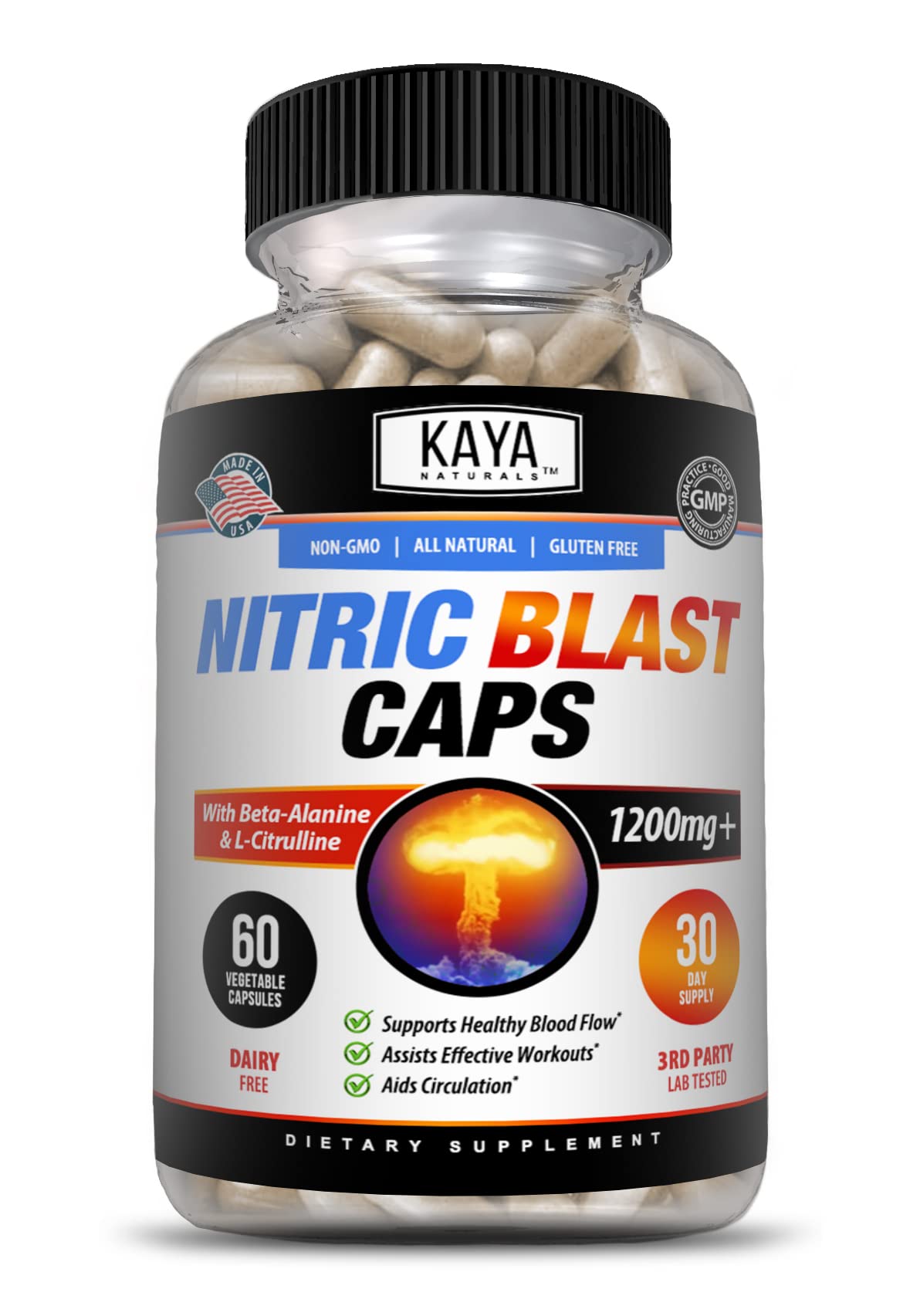 Kaya Naturals - Nitric Blast Potent All-Natural Herbal Supplement for Maximum Health Benefits Kaya Naturals buy supplements canada