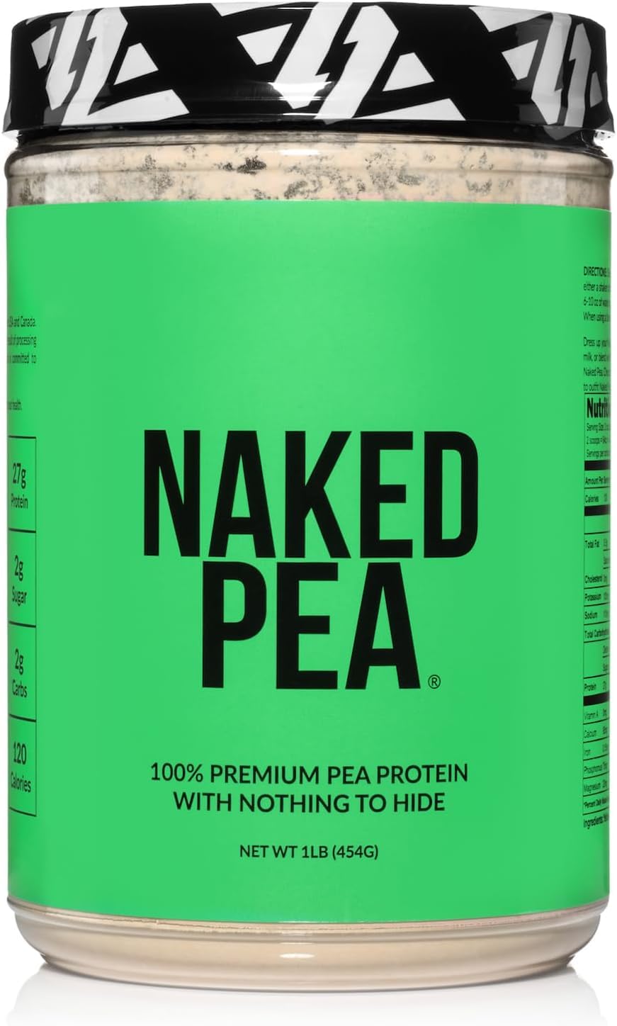 NAKED Pea - Pea Protein Isolate - Plant Based, Vegetarian & Vegan Protein. NSF Certified, Easy to Digest, Non-GMO, No Lactose NAKED buy supplements canada