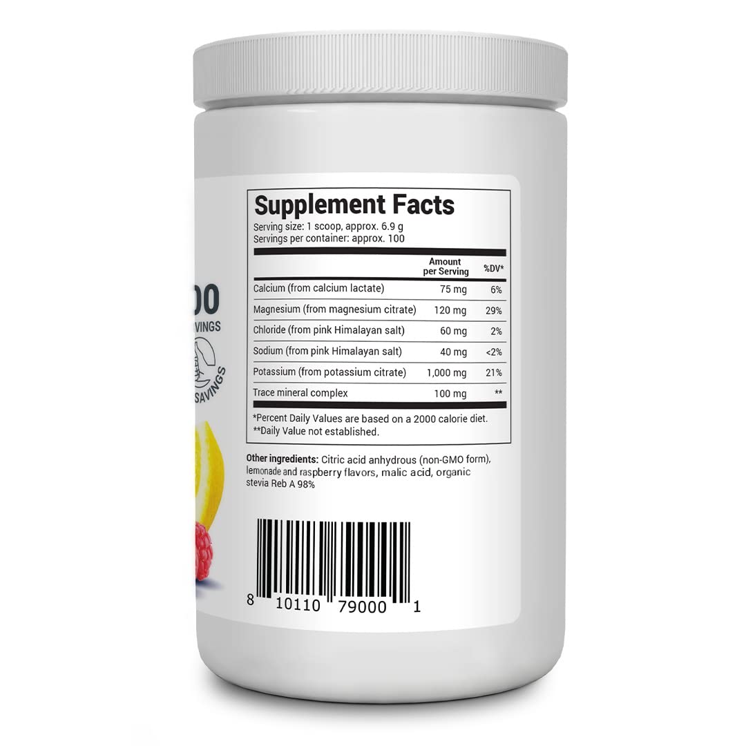 Dr. Berg's Electrolyte Powder 100 Servings Bundle - Raspberry Lemon & Lemonade Dr. Berg Nutritionals buy supplements canada