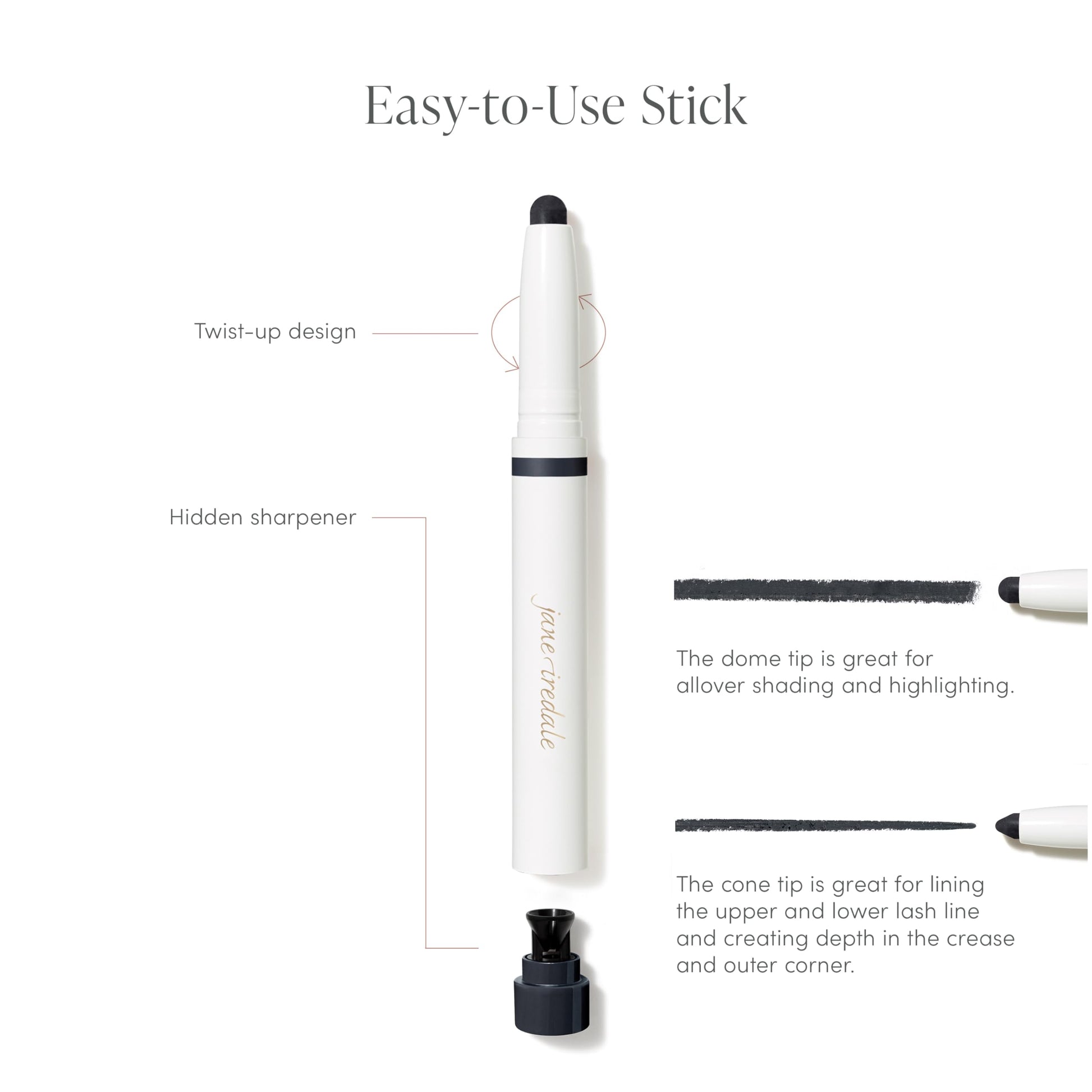 jane iredale ColorLuxe Eye Shadow Stick, Multi-Use Cream to Powder Formula with Sharpener, Highly Pigmented, Buildable, Long-Wear, Vegan, Cruelty-Free, Rosé jane iredale buy supplements canada