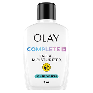 Olay Complete+ Face Moisturizer with Sunscreen SPF 40, For Sensitive Skin, Broad Spectrum Sun Protection, Fragrence-Free Olay buy supplements canada