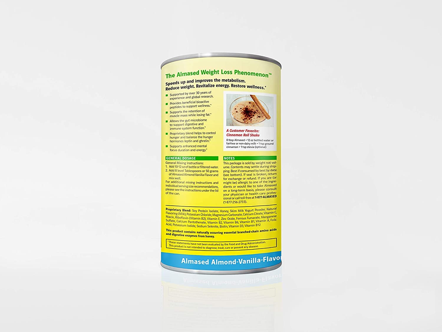 Almased Vanilla shakes – Gluten-Free, non-GMO Powder – Boost High Protein, Vanilla Flavor Almased buy supplements canada