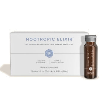 Isagenix Nootropic Elixir- Brain Health & Focus Supplement - Liquid Supplement with Green Tea Extract to Support a Healthy Mindset - 1.69 Oz Bottles (10 Count) Isagenix buy supplements canada