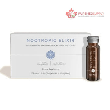 Isagenix Nootropic Elixir- Brain Health & Focus Supplement - Liquid Supplement with Green Tea Extract to Support a Healthy Mindset - 1.69 Oz Bottles (10 Count) Isagenix buy supplements canada