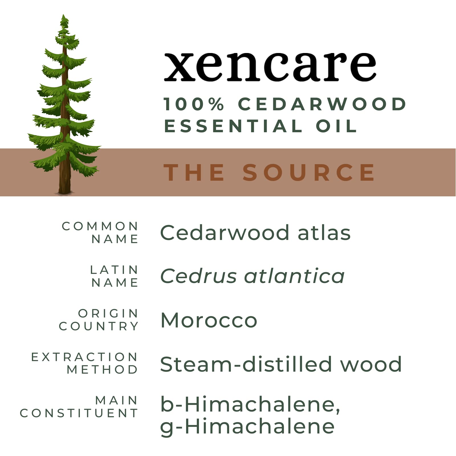 xencare Cedarwood USDA Organic Essential Oil | 100% Pure Natural Undiluted XenCare buy supplements canada