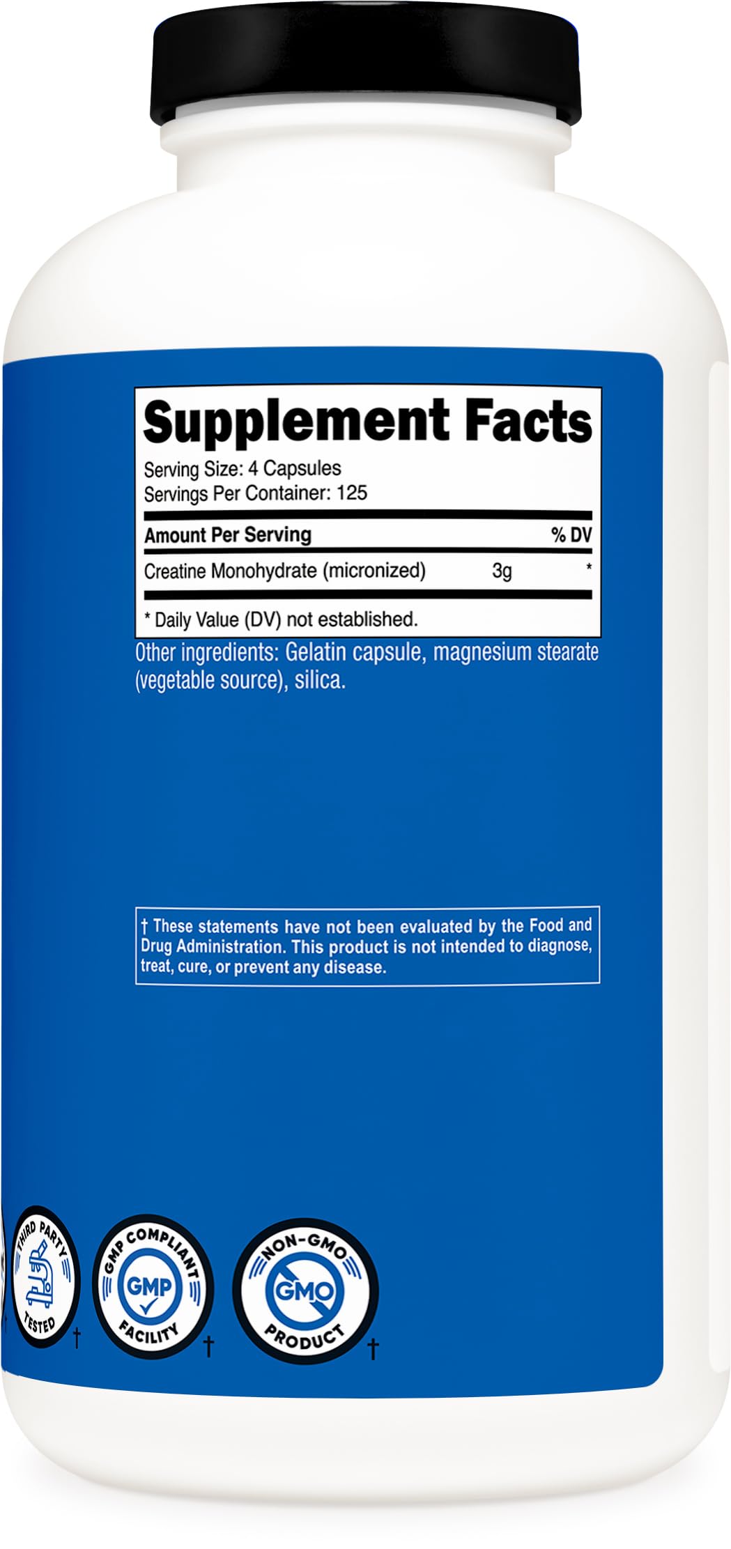 Nutricost Micronized Creatine Monohydrate 3,000mg 500 Capsules, 125 Servings, 750mg of Creatine Monohydrate Per Capsule Nutricost buy supplements canada