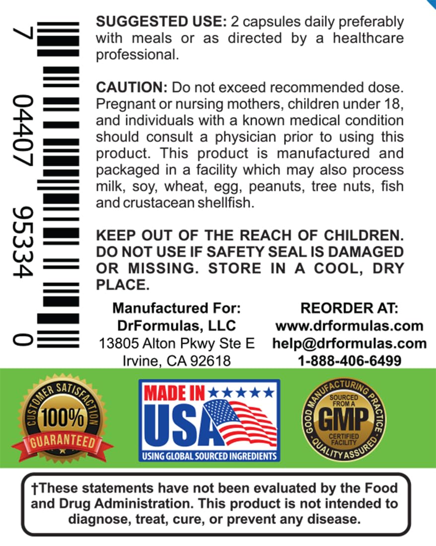 DrFormulas Mood Boost Probiotics for Stress and Calm, Methylfolate for Kids, Women, Men | Nexabiotic Supplement with Bifidobacterium and B-12, 60 Count DrFormulas buy supplements canada