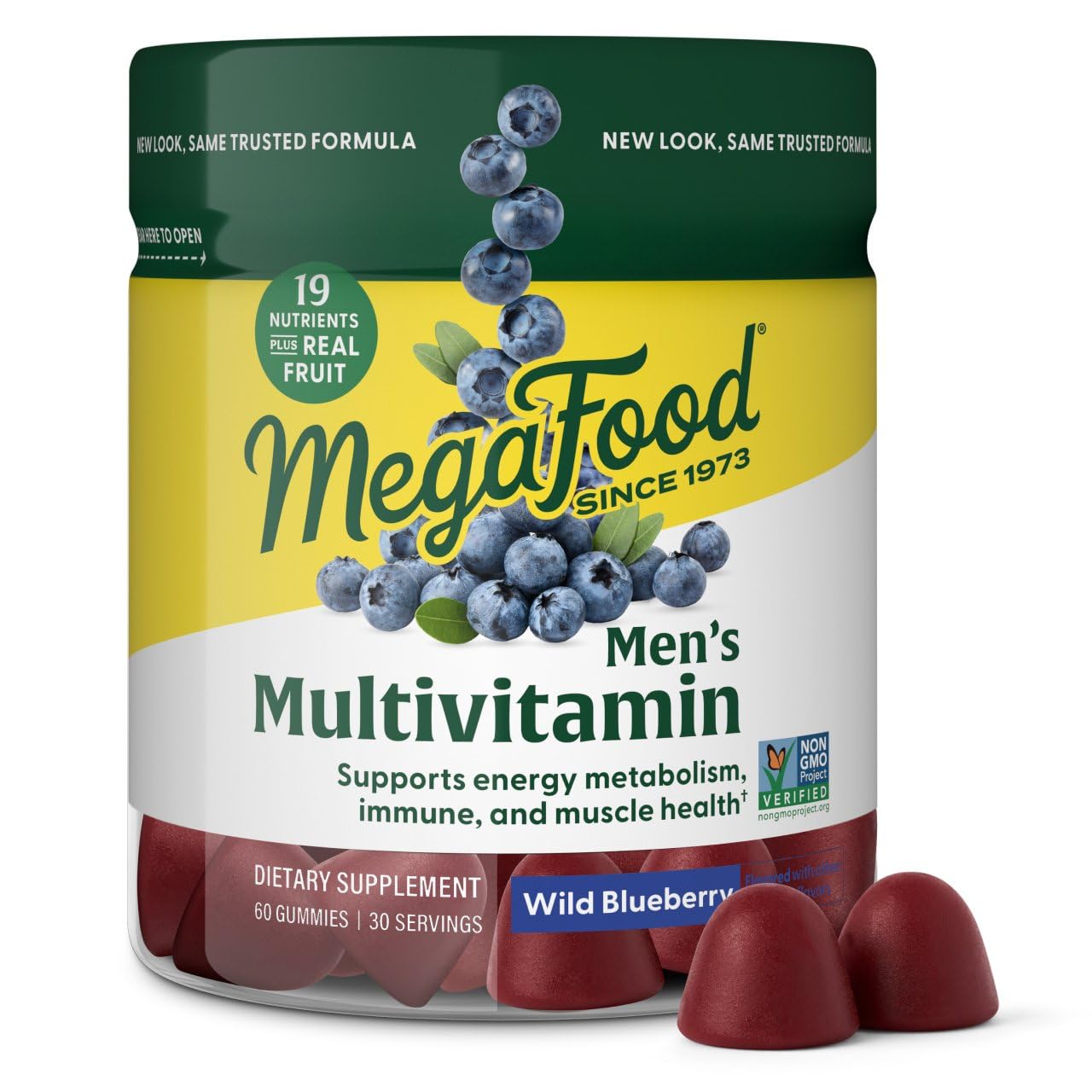 Megafood, Multivitamin Mens Wild Blueberry Gummy, 60 Count MegaFood buy supplements canada