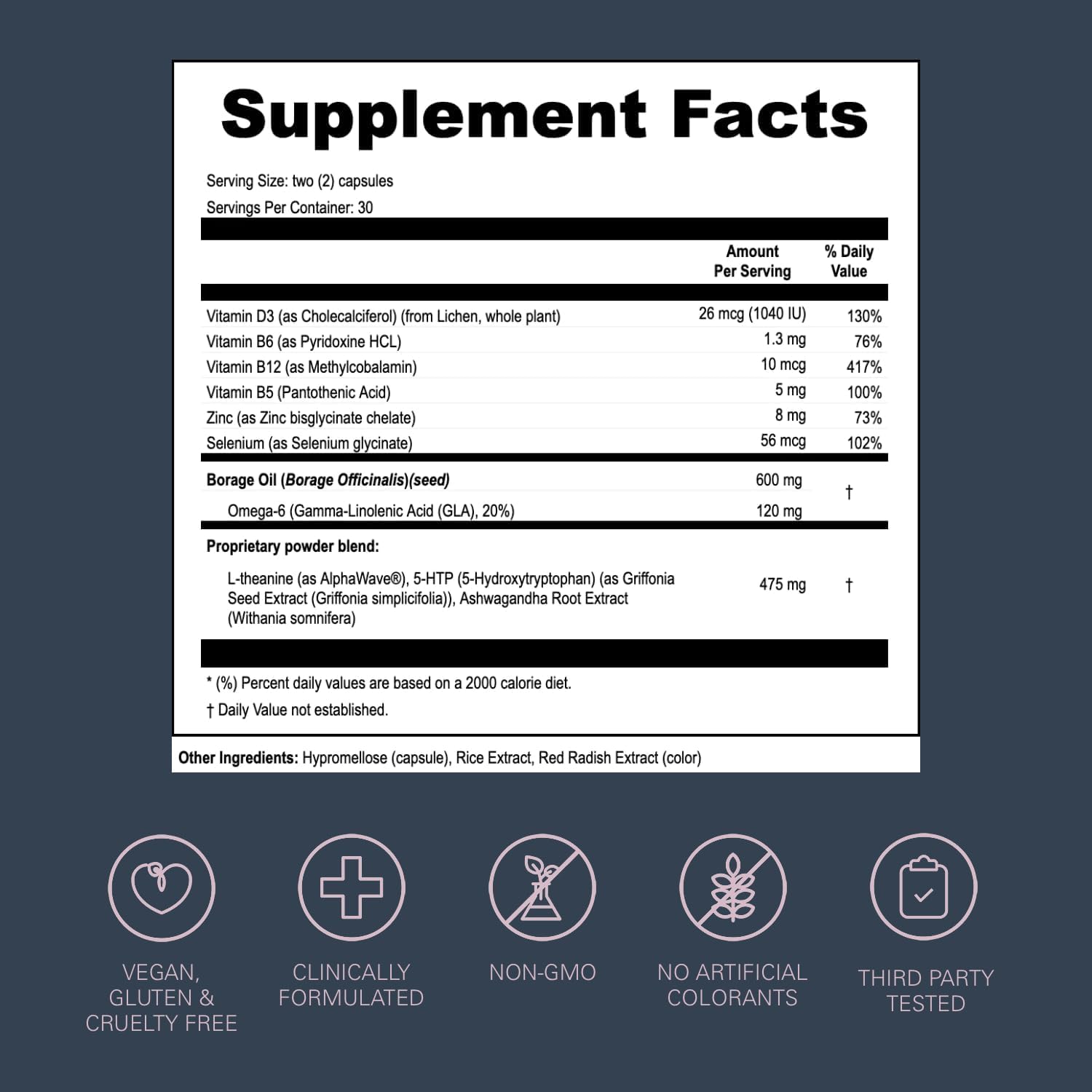 LOONI PMS Relief Balance Beam Supplement for Women – Hormone Balance for Menopause, B12, Omega-6, Zinc & Nootropics – Supports Mood Swings, Cramps, Cravings – 60 Vegan Capsules L·OONI buy supplements canada