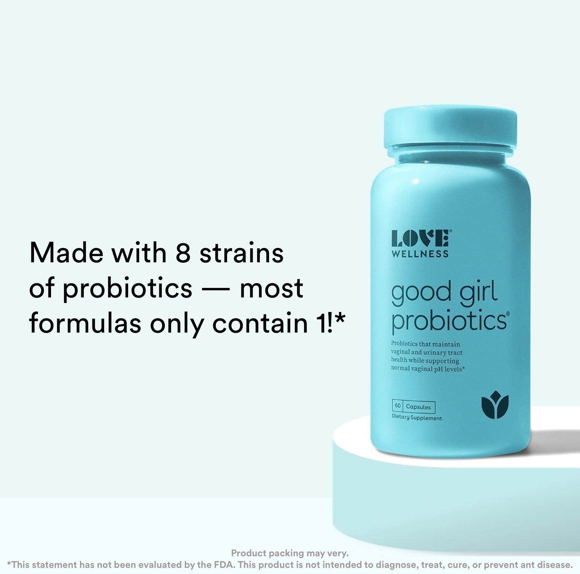 Love Wellness Good Girl Probiotics & The Killer | Vaginal pH Balance Supplement & Boric Acid Suppositories Love Wellness buy supplements canada