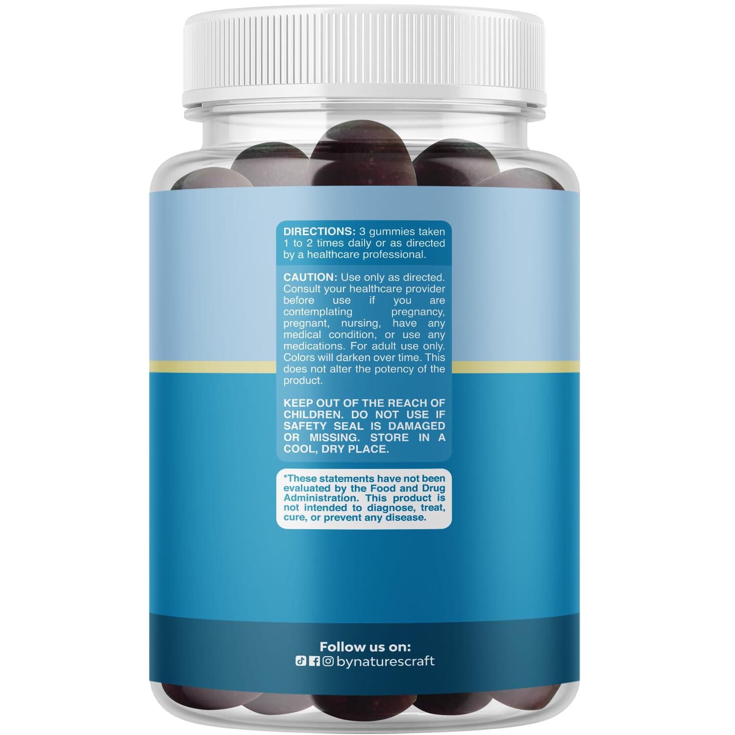 Pure Calm and Relaxing Magnesium Supplement - Magnesium for Stress Support & Rest Ease for Adults - High Absorption Mg Citrate Gummies with L Theanine & Ashwagandha for Muscle Cramps - 90 Count Natures Craft buy supplements canada