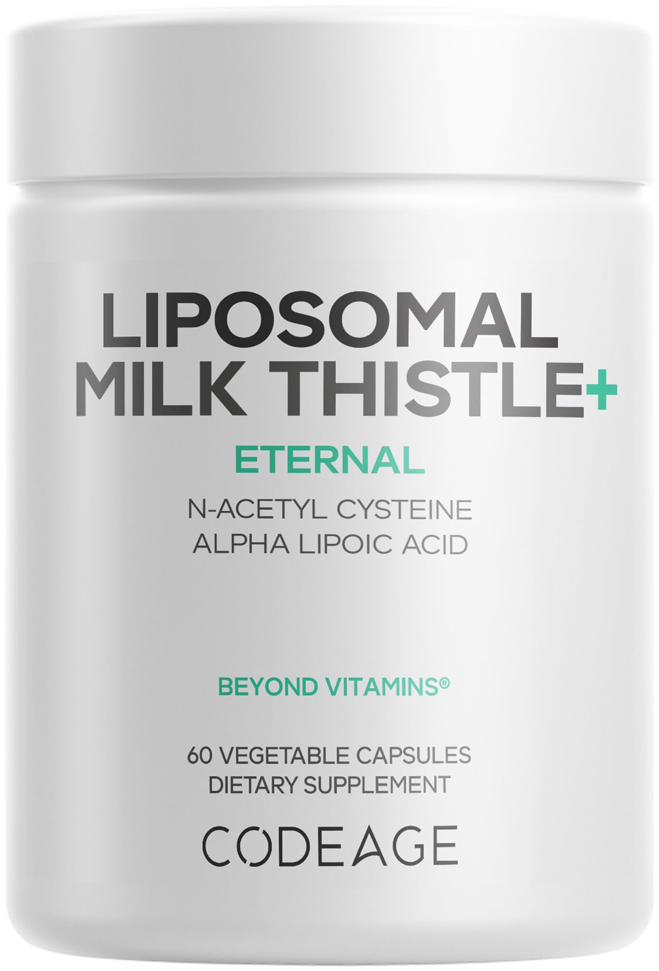 Codeage Liposomal Milk Thistle+ Supplement - Silymarin from Silybum Marianum, NAC, Artichoke Leaf, Dandelion Root, Alpha Lipoic Acid, BioPerine, Liposomal Delivery - Non-GMO - 60 Capsules Codeage buy supplements canada