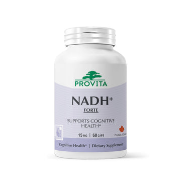 PROVITA NADH+ Forte | Cognitive Support Supplement with NADH, Coenzyme Q10 & Chlorophyll | Energy Support, Focus, Mental Clarity & Brain Health | Vegan Capsules | High Absorption Cellular Formula PROVITA buy supplements canada