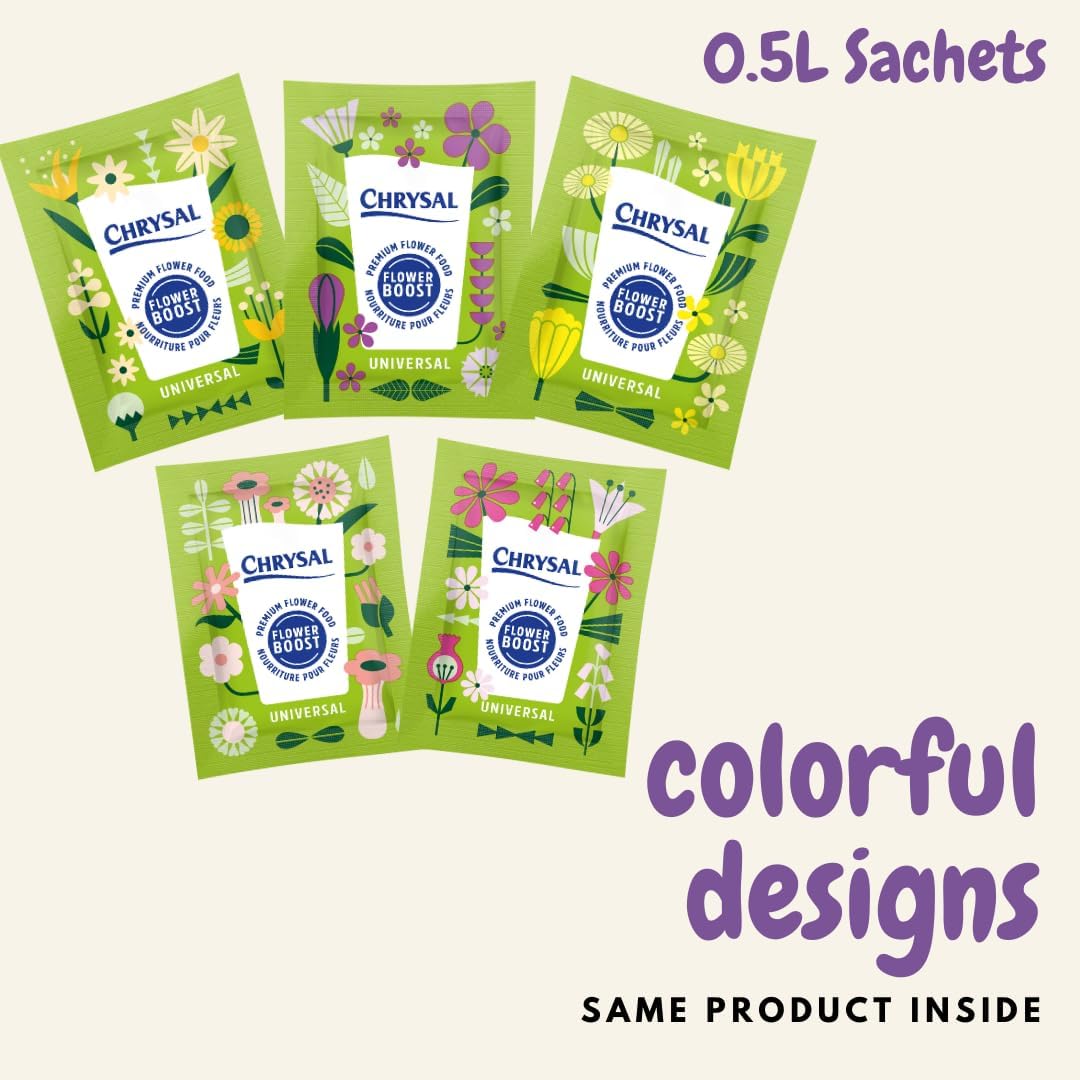 Chrysal Clear Flower Food Packets – Single Packet – Flower Arrangements & Bouquets – Floral Supplies Chrysal buy supplements canada