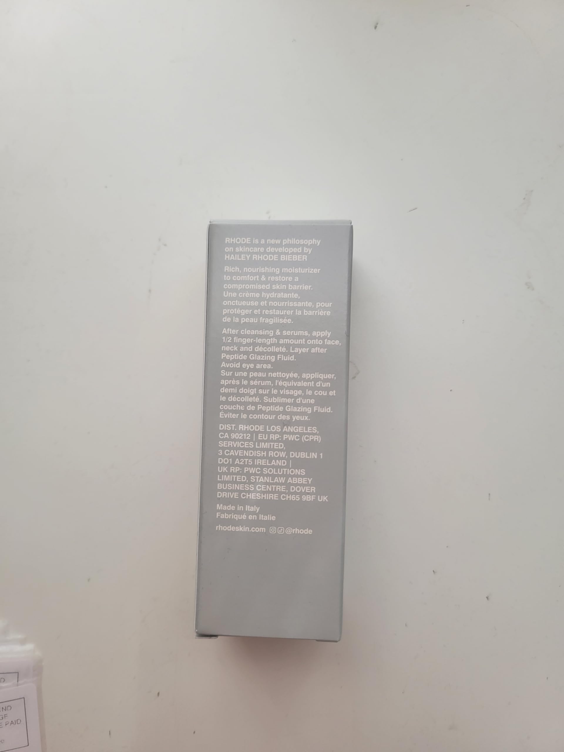 Rhode by Hailey Bieber Barrier Restore Cream 50ml/ 1.7oz., White Rhode buy supplements canada