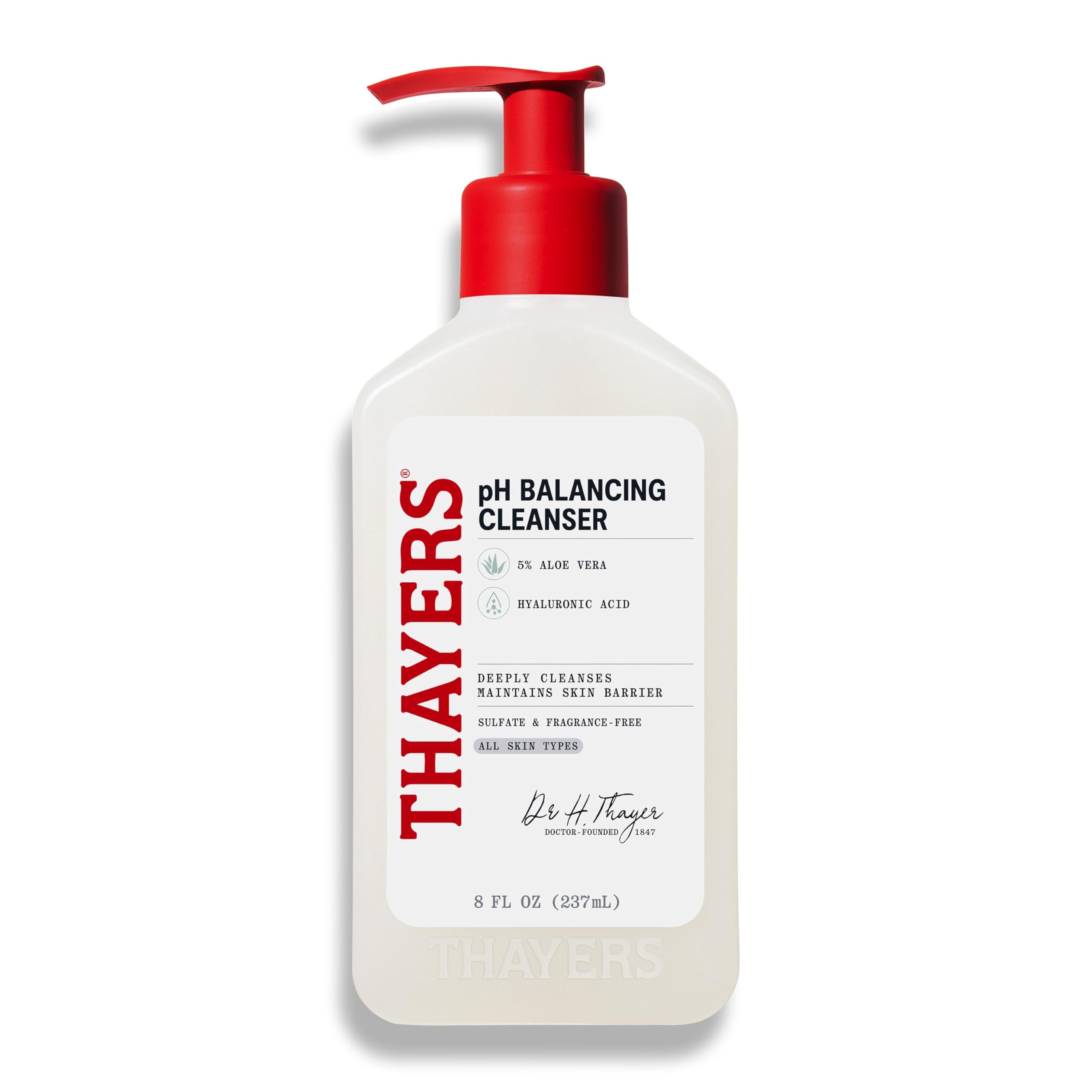 THAYERS pH Balancing Daily Cleanser, Face Wash with Aloe Vera, Gentle and Hydrating Skin Care for Dry, Oily, or Acne Prone Skin, 8 FL Oz. THAYERS buy supplements canada