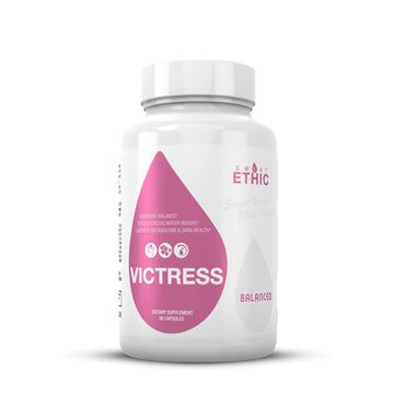 Sweat Ethic Victress, Hormone Balance Support for Women with KSM-66 Ashwagandha, DIM, Biotin, Folic Acid, Dandelion Root, Cayenne Pepper & Vitamin D3, Daily Wellness Formula, 90 Easy to Take Capsules Sweat Ethic buy supplements canada