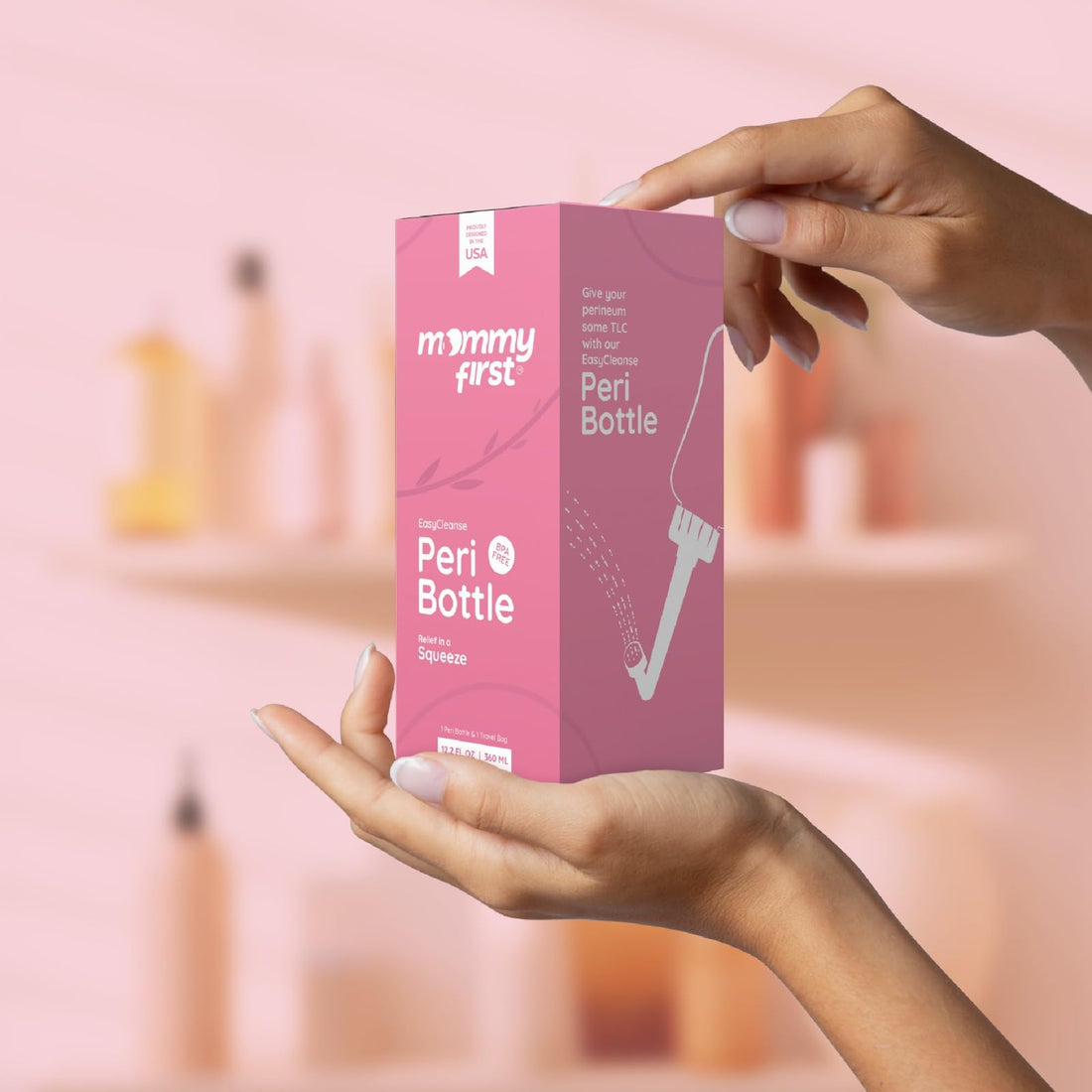 Peri Bottle for Postpartum Care from Mommy First™ | Upside Down Bottle for Perineal Cleansing and Recovery Mommy First buy supplements canada