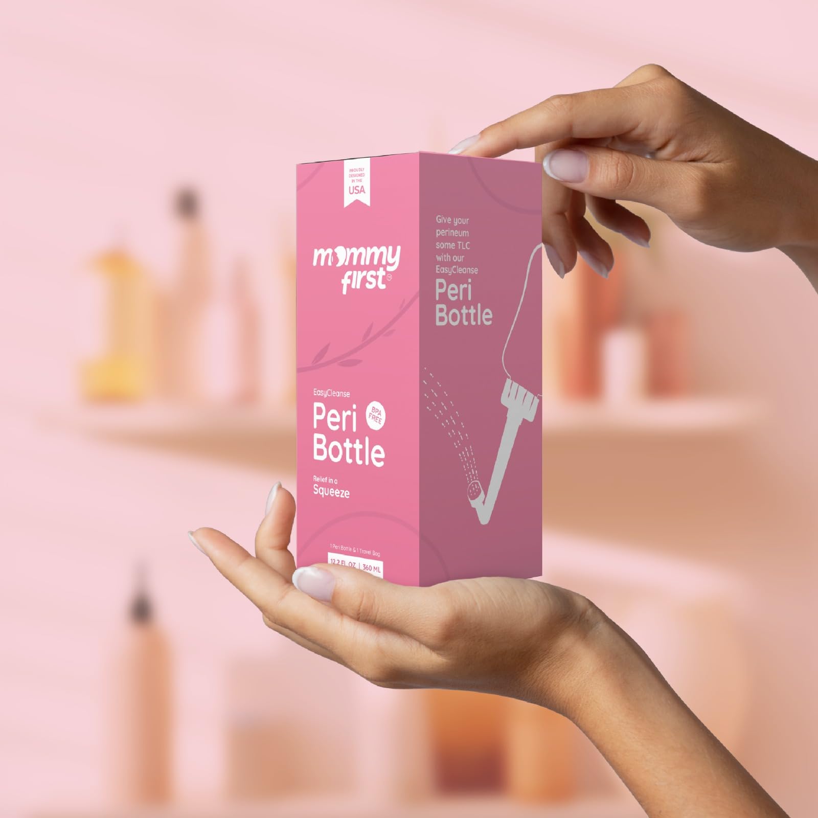 Peri Bottle for Postpartum Care from Mommy First™ | Upside Down Bottle for Perineal Cleansing and Recovery Mommy First buy supplements canada
