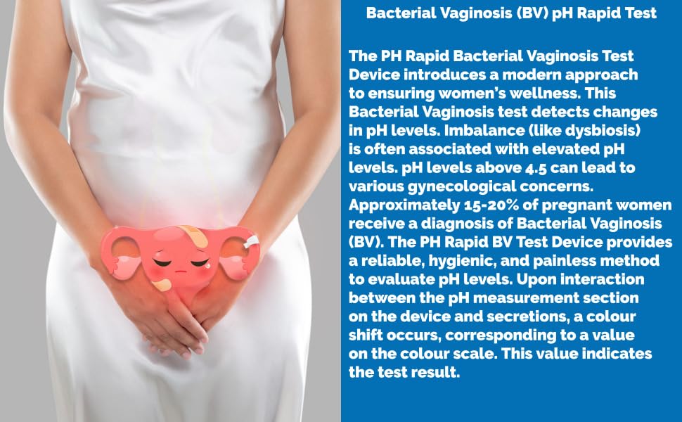 One Step Vaginal pH Bacterial Vaginosis Test Kit, 5 Test Kits, BV, Yeast Infection, Feminine Vaginal Health One Step buy supplements canada
