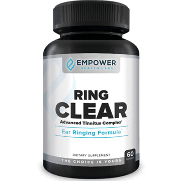 Empower Health Labs Ring Clear All-Natural Ear Buzz Relief Formula for Lasting Relief from Incessant Ear Buzzing - 30-Day Supply Empower Health Labs buy supplements canada