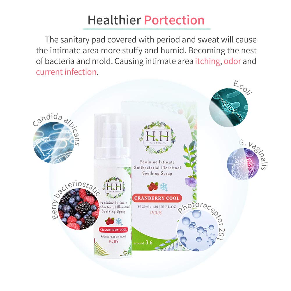 HH Herb&Health Feminine Deodorant Spray - Natural Essential Oil Intimate Soothing Mist - Spray PLUS HH Herb & Health buy supplements canada