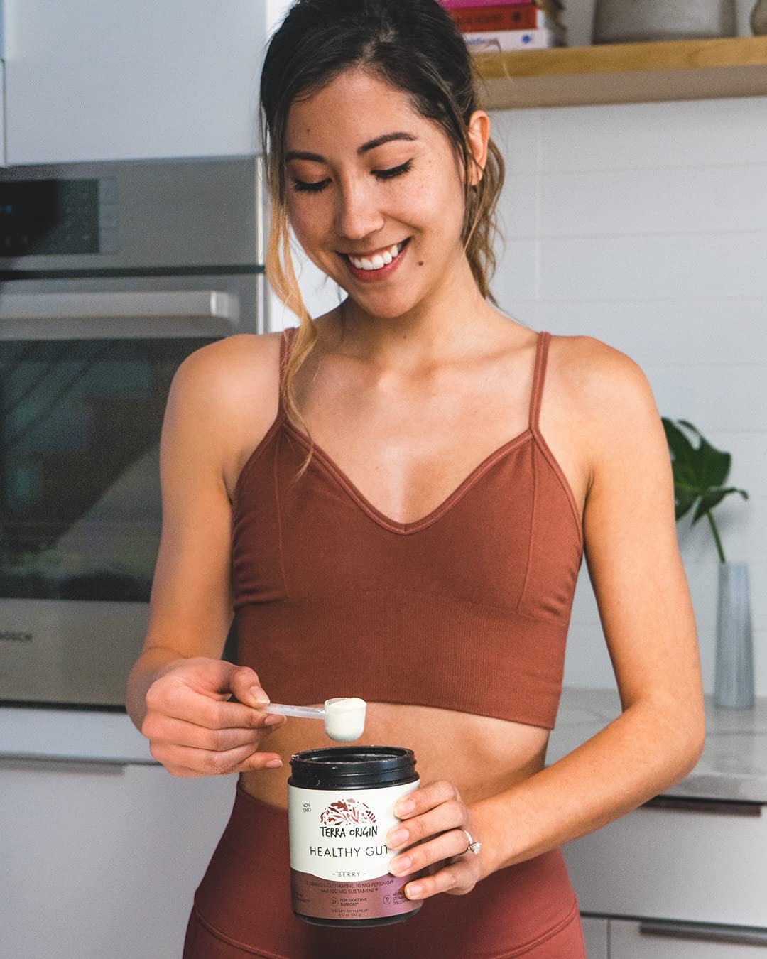 TERRA ORIGIN Healthy Gut Powder (Berry Flavor) |30-Servings with L-Glutamine, Zinc, Glucosamine, Slippery Elm Bark, Marshmallow Root and More! TERRA ORIGIN buy supplements canada