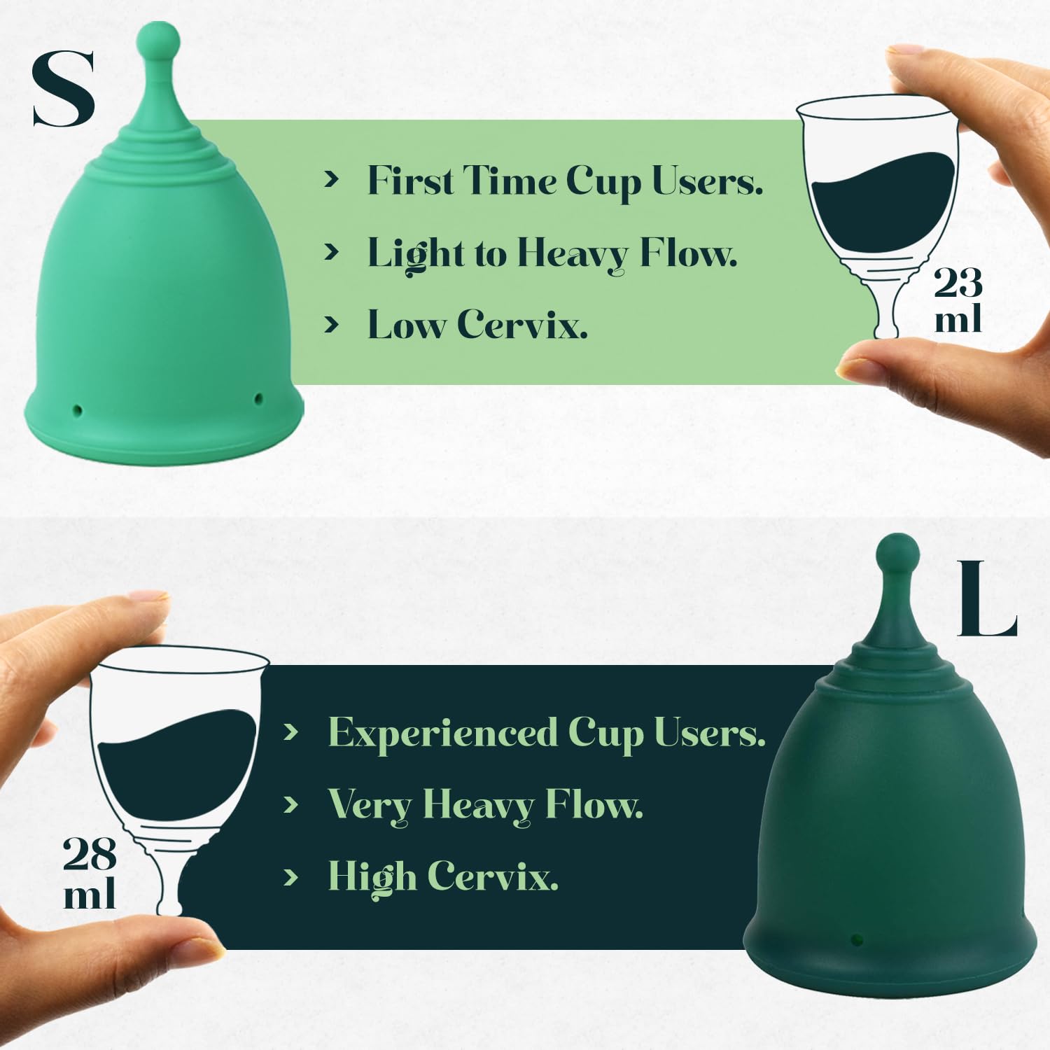 SHORDY Menstrual Cup and Steamer Sterilizer for Beginners Kit Set of 2 Period Cups (Small & Large) SHORDY buy supplements canada