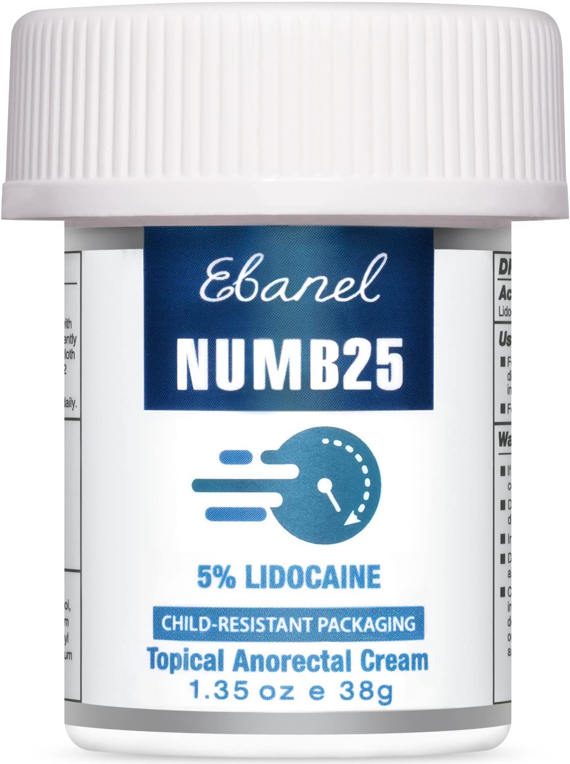 Ebanel 5% Lidocaine Numbing Cream, Pain Relief Burn Itch Numb Cream, Maximum Strength Numb25 Topical Anesthetic with Allantoin, Vitamin E for Local and Anorectal Uses, Hemorrhoid Treatment, 1.35 Oz Aus Healthcare buy supplements canada